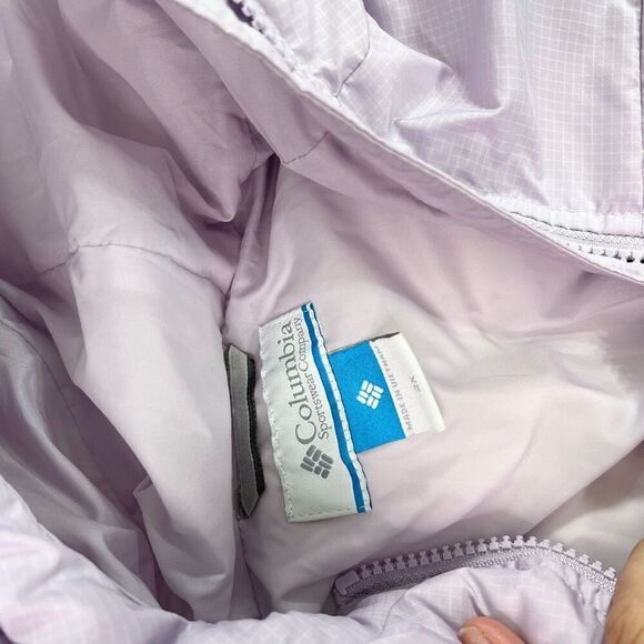 Columbia Coat Womens 2X Puffect Puffer Jacket Outdoor Winter Purple #6C1C - Picture 4 of 10